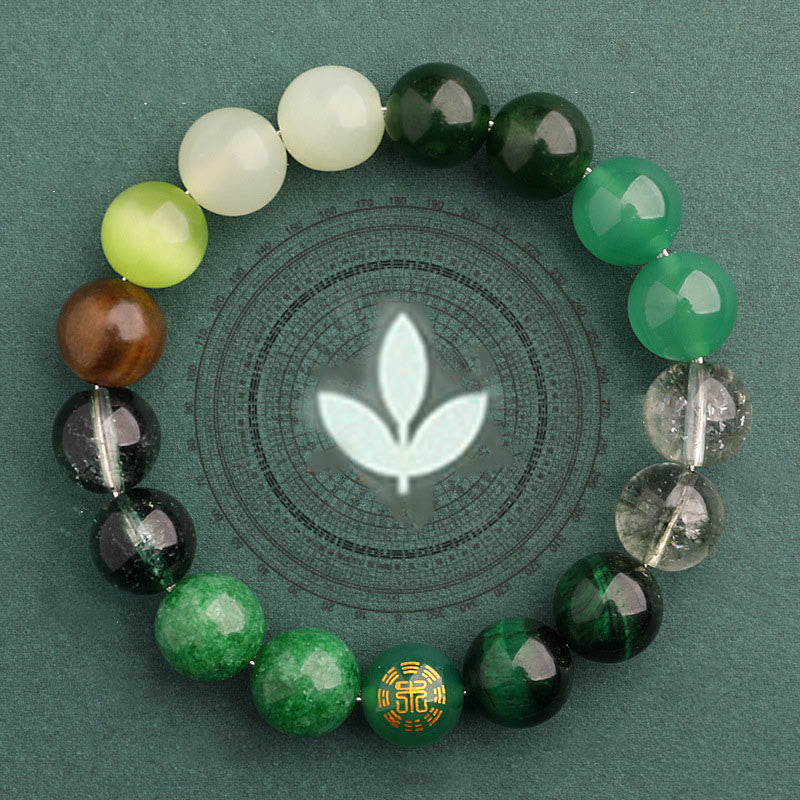 Bracciale Buddha Stones Five Elements Vari Agata Equilibrio Fortuna - Image 14