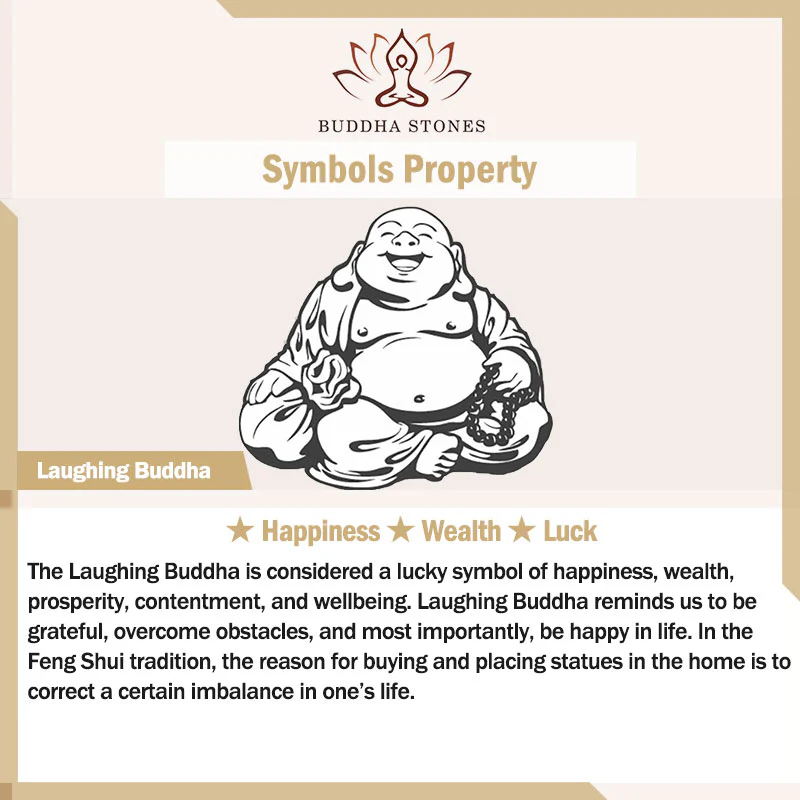 Braccialetto a catena con zirconi verdi e giada Buddha Stones Laughing Buddha - Image 9