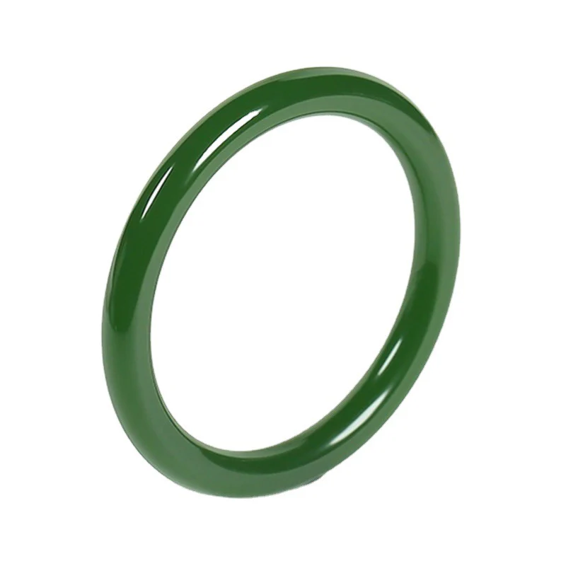Braccialetto Buddha Stones Cyan Jade Longevity Blessing Bangle - Image 9