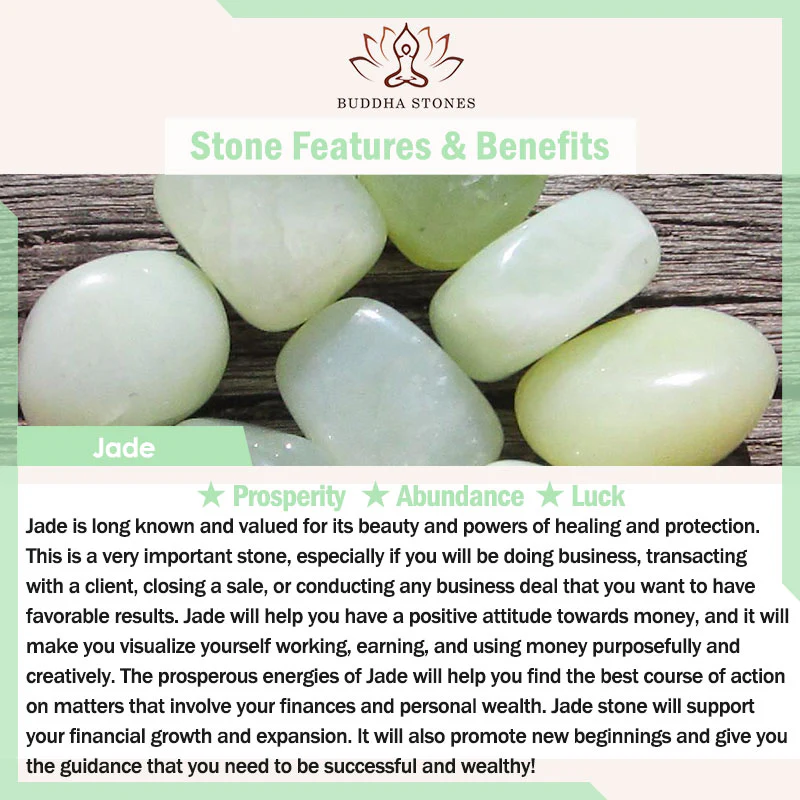 Braccialetto Buddha Stones Natural Jade Luck Abundance - Image 12