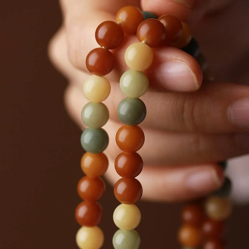 Braccialetto di saggezza di Mala Harmony Bodhi Seed Buddha Stones - Image 4