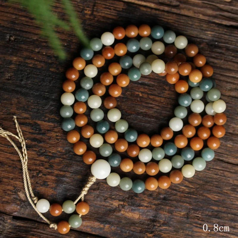 Braccialetto di saggezza di Mala Harmony Bodhi Seed Buddha Stones - Image 7