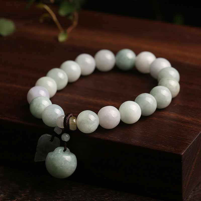 Braccialetto di successo Buddha Stones Natural Jade Pi Xiu Buddha Zucca Mela - Image 7