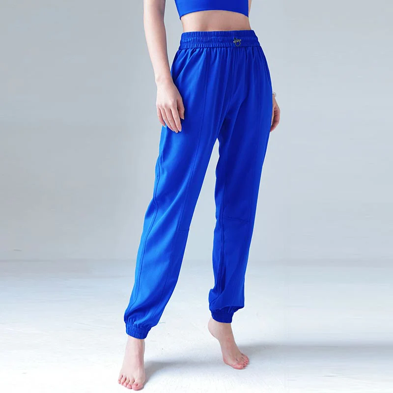 Pantaloni da jogging sportivi da yoga fitness a vita alta con tasche Buddha Stones - Image 29