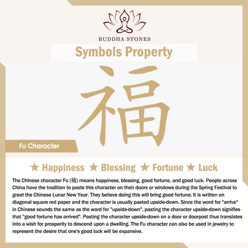 Portachiavi con ciondolo a forma di lucchetto con Buddha Stones, carattere Fu, fortuna e benedizione - Image 14